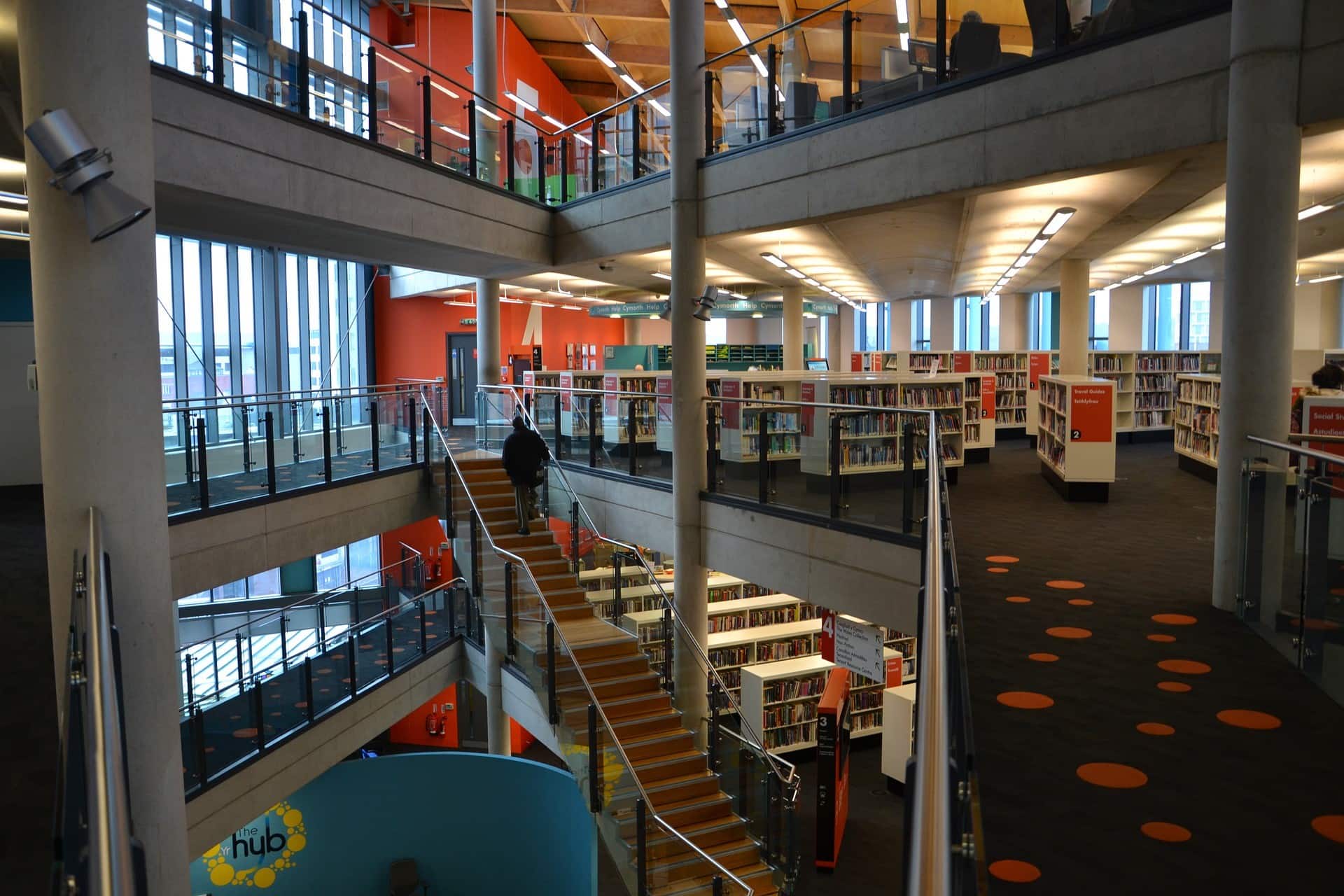 Our marvellous library here at the Community Science Museum. It is spacious and spans over 4 floors, with thousands of books to learn from and explore.